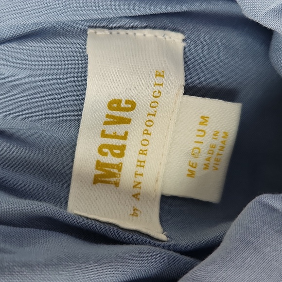 Maeve Blue Tulle Skirt Size Medium - Picture 2 of 7